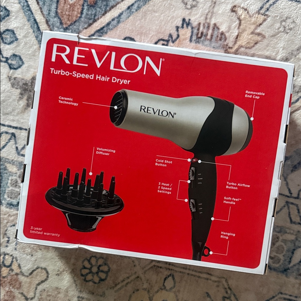 ✨BRAND NEW Revlon Turbo-Speed Hair Dryer✨